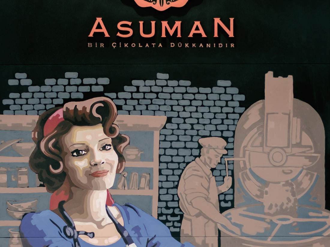 Asuman - Çikolata Dükkanı | Cemre Şenoğlu Krahn | İllüstratör - Çizer